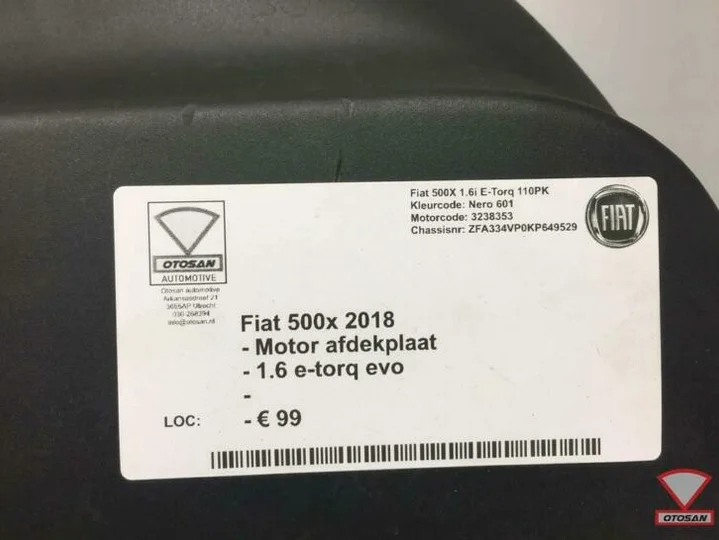 fiat-500x-2018-motor-afdekplaat-1.6-e-torq-evo — foto 3
