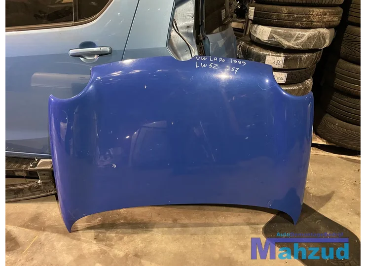 Vw Lupo blauw motorkap LW5Z