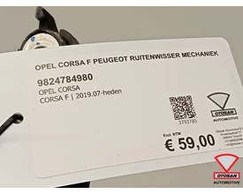 opel-corsa-f-peugeot-ruitenwisser-mechaniek-9824784980 — foto 3