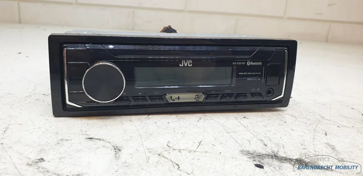 bluetooth-radio-jvc-kdx351bt-enkeldin-1din-carkit-bluetooth-audio-apple-android-origineel-gebruikt — foto 2