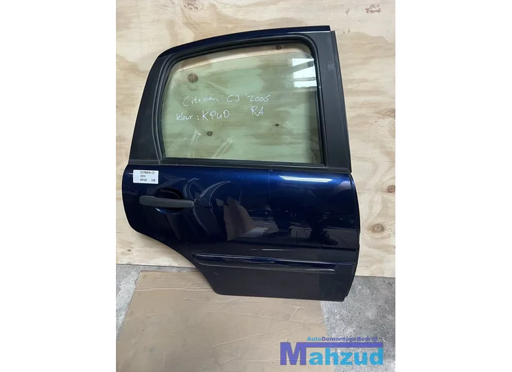 CITROEN C3 1 Blauw KPUD rechts achter deur 2002-2009