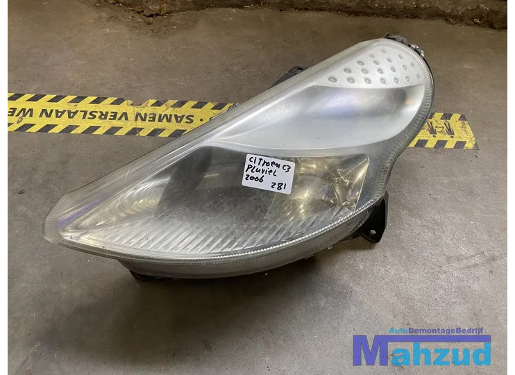 CITROEN C3 Pluriel links rechts koplamp (engels)