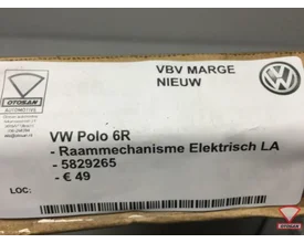 vw-polo-6r-raammechanisme-elekt.-links-achter-nieuw!-5829265 — foto 2