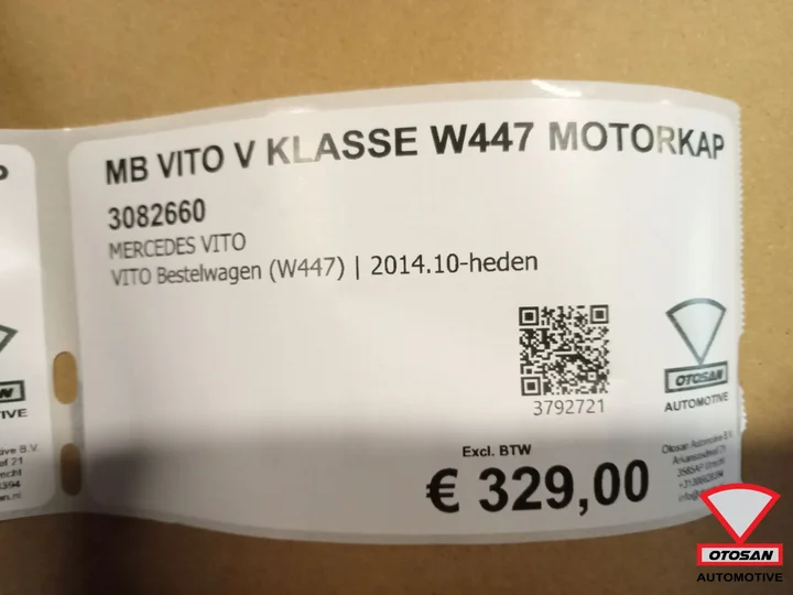 mercedes-vito-v-klasse-w447-motorkap-nieuw — foto 4