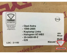 opel-astra-1999-2005-koplamp-links-h7-hb3-halogeen-nieuw!-20 — foto 3
