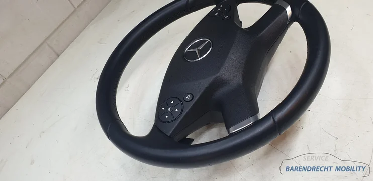 4spaaks-stuurwiel-mercedes-w207-w212-e-klasse-zwart-stuurwielbediening-flippers-airbag-origineel-gebruikt-2009-2014 — foto 9