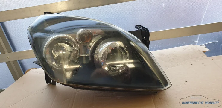 koplamp-opel-tigra-twintop-tt-rechts-halogeen-donkere-inleg-origineel-gebruikt-2004-2010 — foto 2