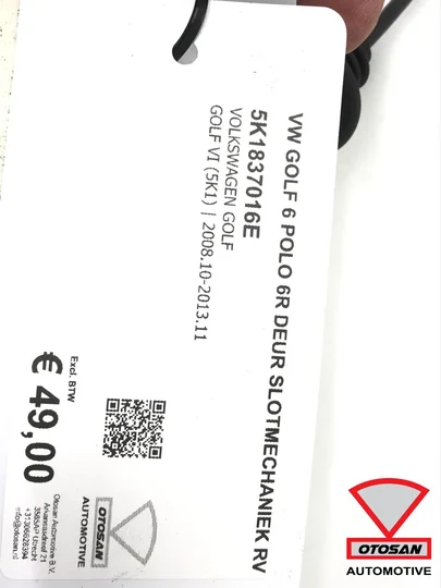 vw-golf-6-polo-6r-deur-slotmechaniek-rechts-voor-5k1837016e — foto 3