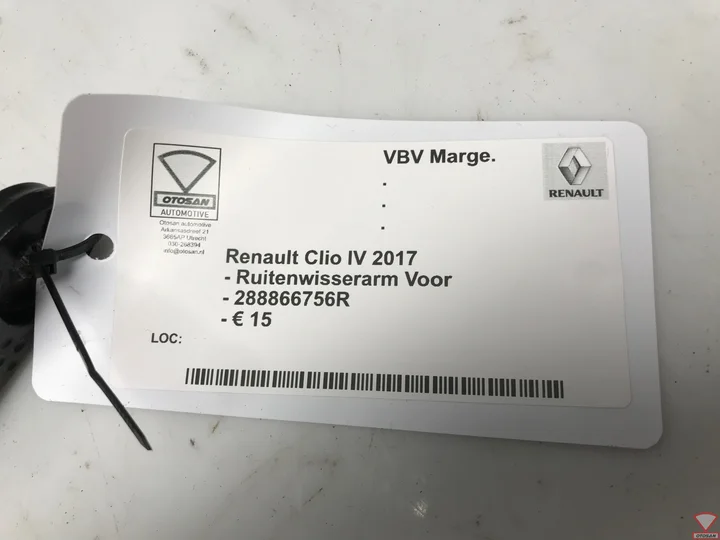 renault-clio-iv-2017-ruitenwisserarm-voor-288866756r — foto 2