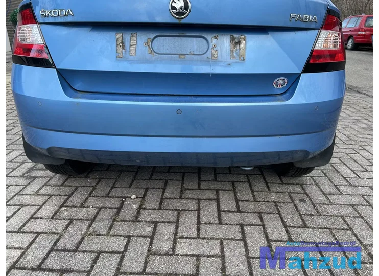 SKODA FABIA 3 BLAUW LQ5X achterbumper 2014-2021