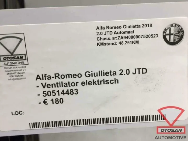 alfa-romeo-giulietta-2018-koelvin-ventilator-50514483 — foto 5