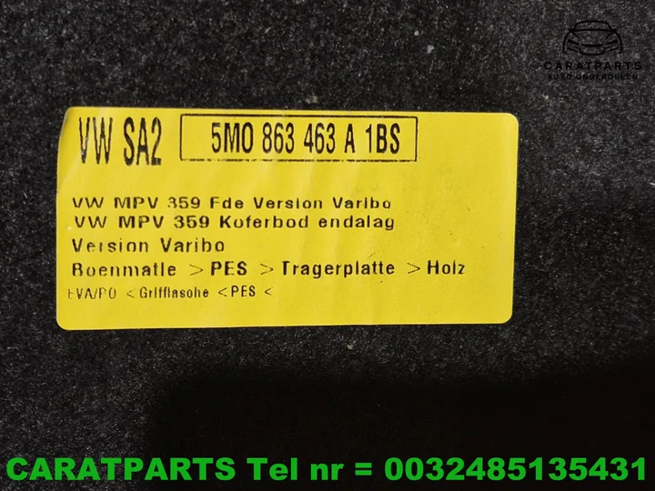 5m0863463a-golf-plus-kofferbakmat-golf-plus-vloermat — foto 5