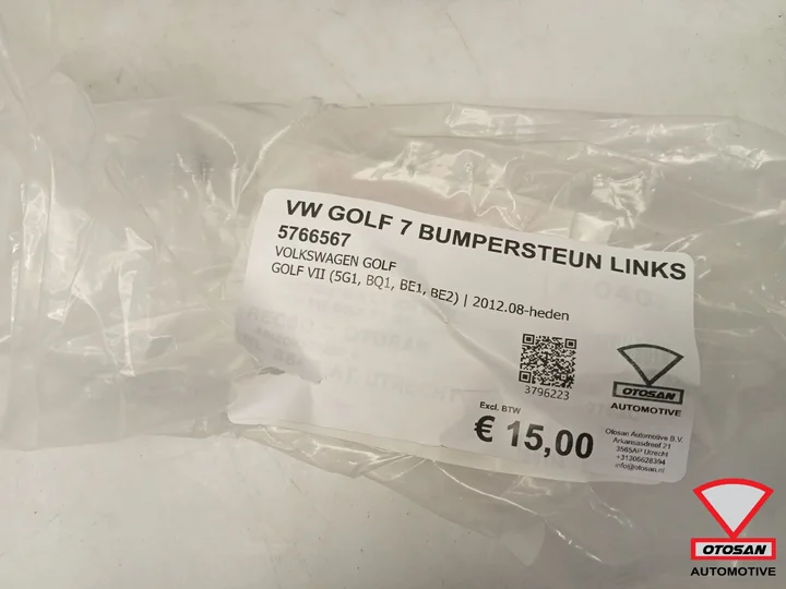 vw-golf-7-bumpersteun-voorbumper-geleider-houder-steun-links-nieuw — foto 2