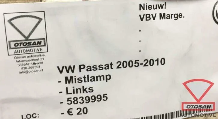 vw-passat-05-10-mistlamp-nieuw!-links-voor-5839995 — foto 3