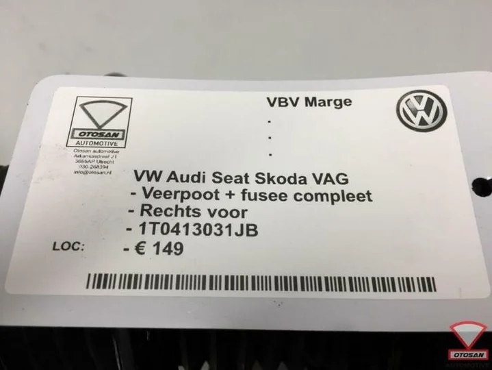 vw-seat-skoda-audi-veerpoot-+-fusee-rechts-voor-1t0413031jb — foto 3