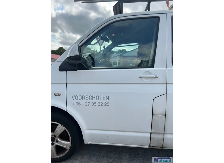 VW TRANSPORTER T5 Wit LB9A links voor deur portier 2003-2015