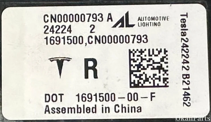 tesla-model-3-led-rechter-achterlicht-rechts-169150000f — foto 3