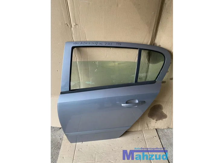 OPEL ASTRA H Grijs Z163 LINKER Links Achter deur portier
