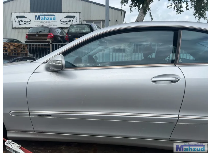 Porte gauche Mercedes CLK W209 argent 774 2002-2009