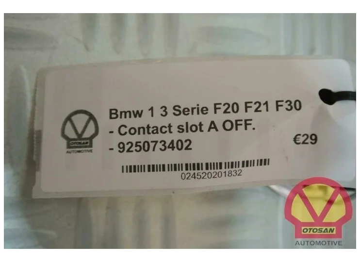 BMW 1 3 Serie F20 F21 F30 Contact Slot A OFF 925073402