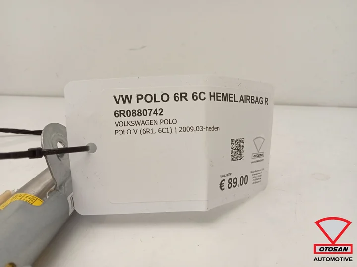 vw-polo-6r-6c-hemel-airbag-hemelairbag-rechts-6r0880742 — foto 5