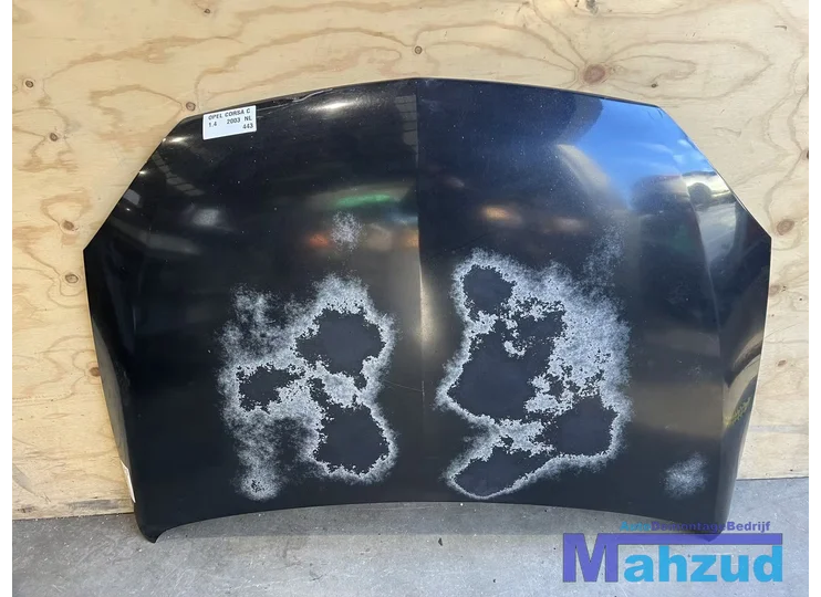 OPEL CORSA C Zwart motorkap 2000-2005