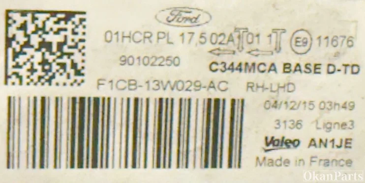 ford-cmax-ii-facelift-rechter-koplamp-rechts-f1cb13w029ac — foto 4