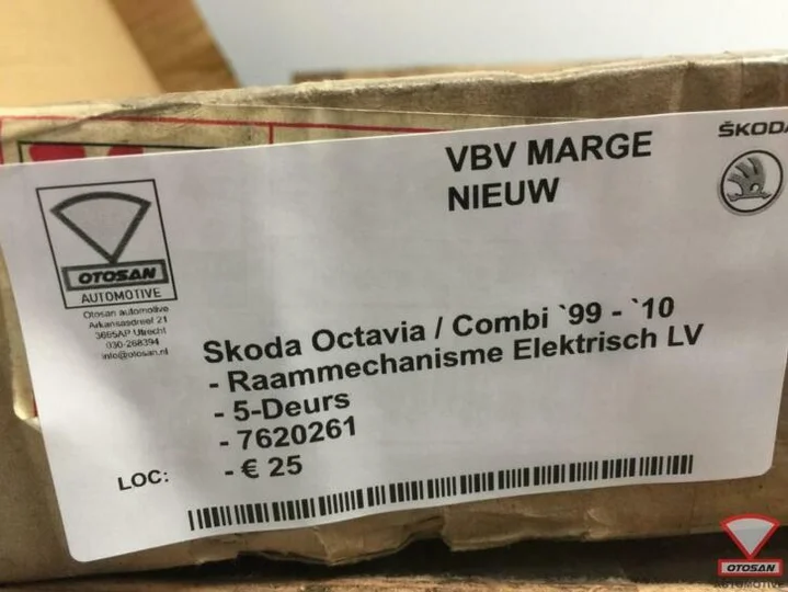 skoda-octavia-1999-2010-raammechanisme-elekt.-links-voor-nie — foto 2