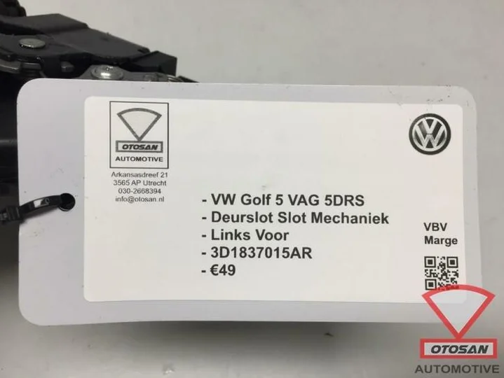 vw-golf-5-deurslot-slotmechaniek-rechts-voor-3d1837016ar — foto 3