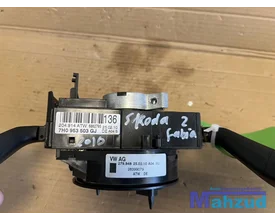 skoda-fabia-2-stuurkolom-sleepring-cruise-controle-ruitenwis-schakelaar — foto 5