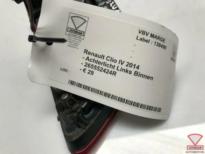 renault-clio-iv-2014-achterlicht-links-binnen-265552424r — foto 2