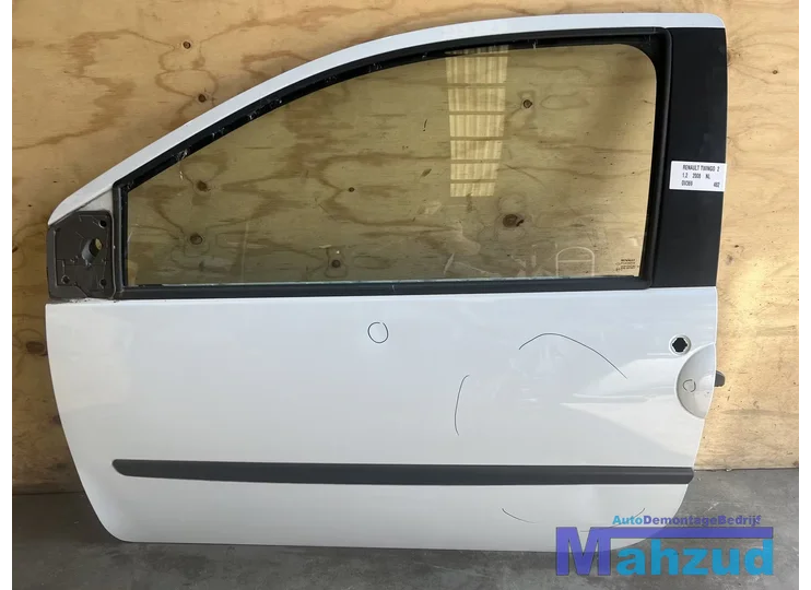 RENAULT TWINGO 2 BLANC OV369 Porte gauche 2007-2014