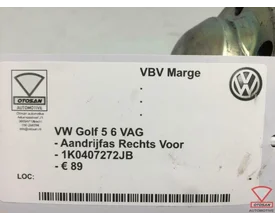 vw-golf-5-6-vag-aandrijfas-rechts-voor-1k0407272jb — foto 2