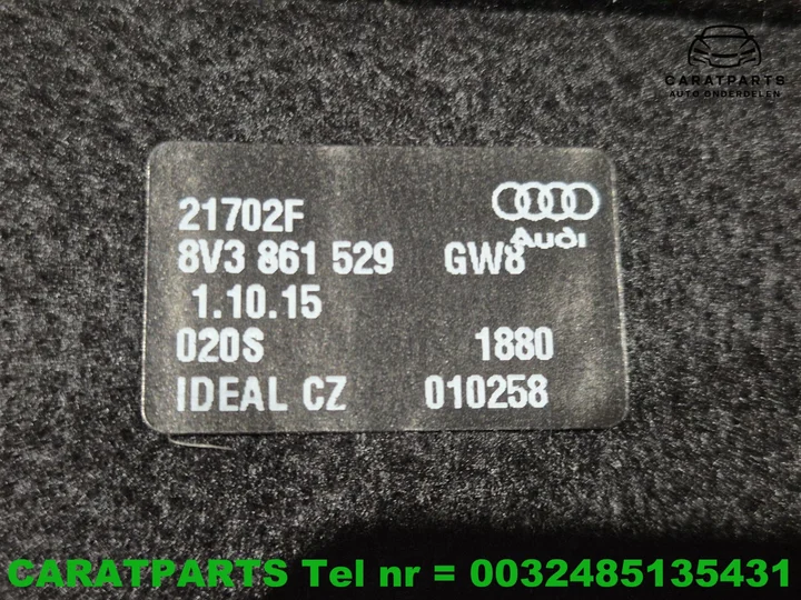 8v3861529-audi-a3-kofferbakmat-a3-vloermat-a3-8v-vloerplaat — foto 8