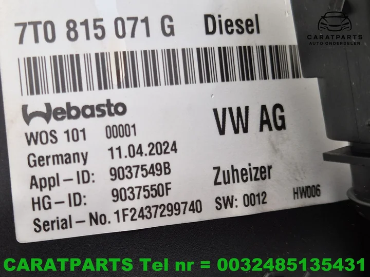 7t0815071g-t7-webasto-multivan-standkachel-transporter-t7 — foto 10