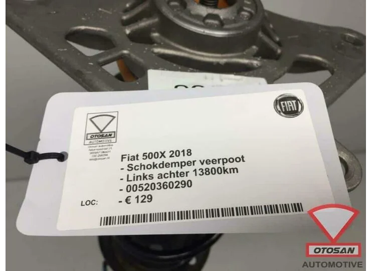 Fiat 500X 18 Schokdemper Veerpoot Links Achter 00520360290