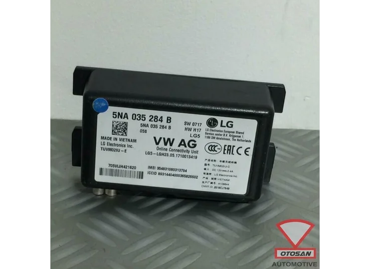 vw golf 7 facelift online services module 5na035284b
