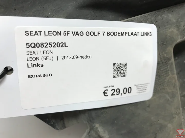 seat-leon-5f-vag-golf-7-bodemplaat-rechts-5q0825202l — foto 2