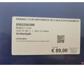 RENAULT CLIO IV Hatchback 2013-2016 Achterbumper — foto 3