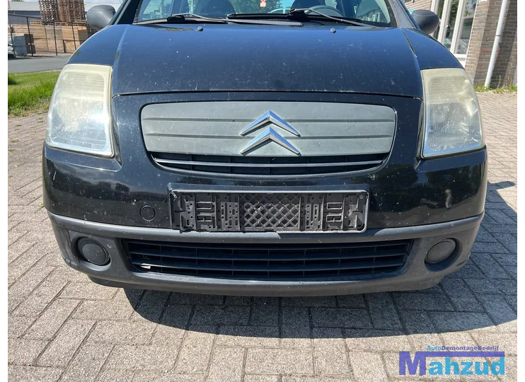 CITROEN C2 Zwart EXYB voorbumper 2002-2010