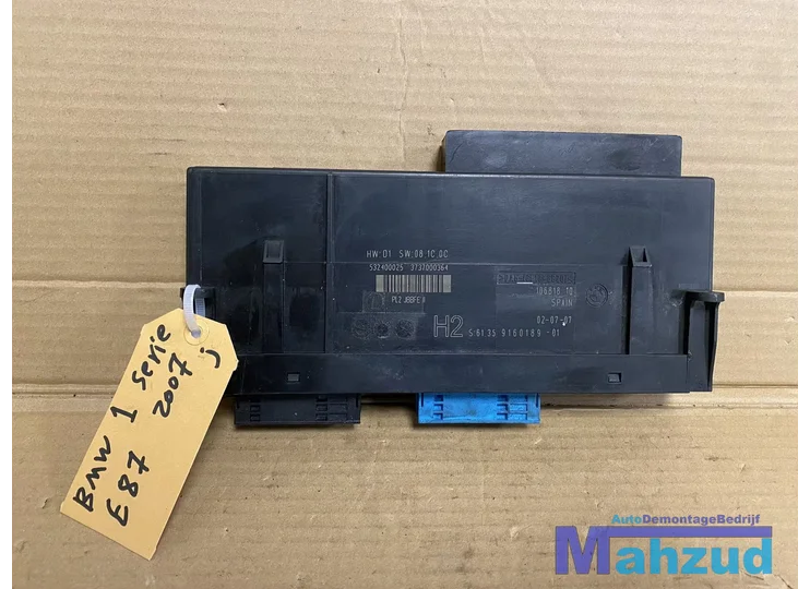 BMW 1 SERIE E87 E81 BCM Module 916018901 6135916018901