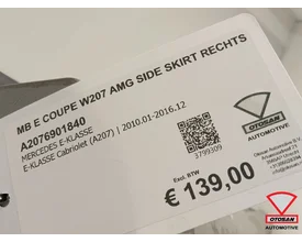 mercedes-e-coupe-w207-amg-side-skirt-rechts-a2076901840 — foto 5