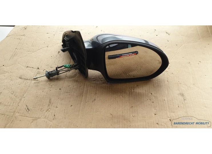 Buitenspiegel Smart ForFour I 1 W454  rechts passagierskant zwart origineel gebruikt 2004 2010