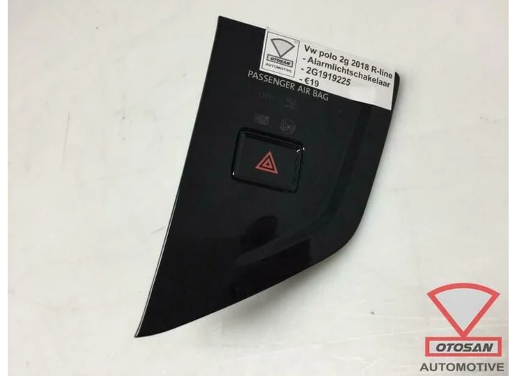 vw polo 2g 2018 alarmlichtschakelaar 2g1919225