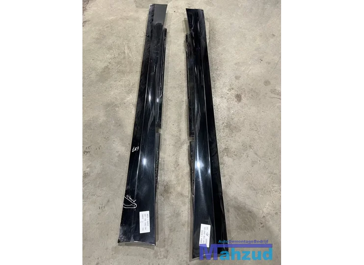 BMW 1 SERIE E87 links rechts zijskirt zwart 2003-2010