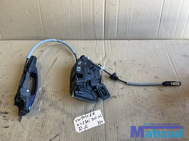 vw-polo-6r-slot-slotmechaniek-rechts-achter-hendel-ld5q — foto 4