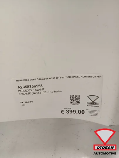 mercedes-benz-cklasse-w205-20132017-origineel-achterbumper — foto 4