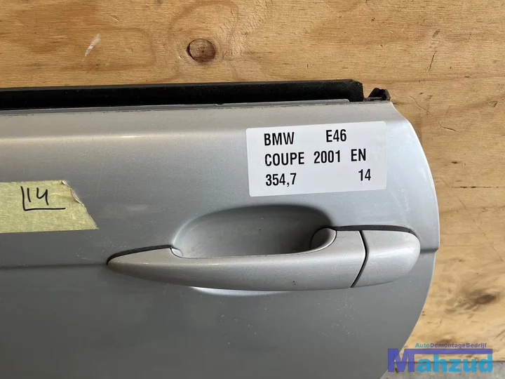bmw-3-serie-e46-zilver-3547-links-deur-portier-19982004 — foto 2