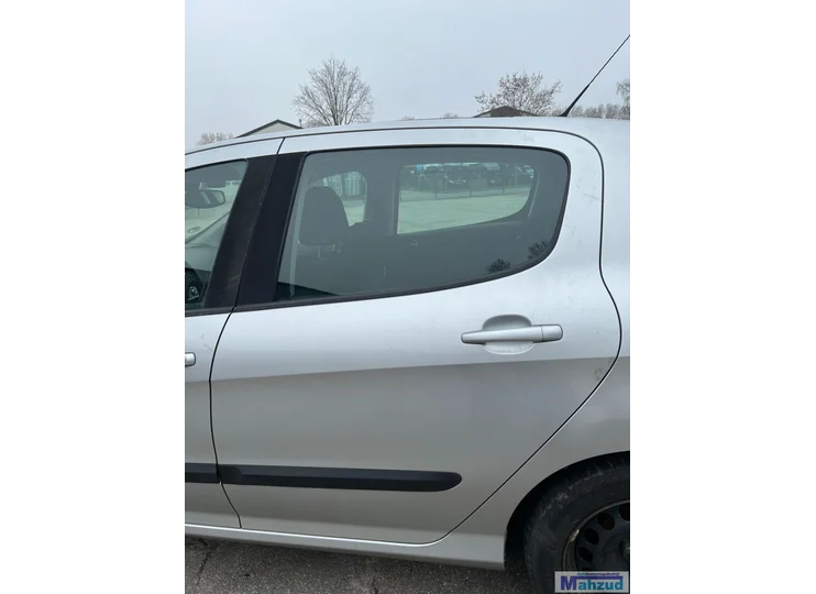 Porte arrière gauche PEUGEOT 308 1 Argent EZRC 2007-2014