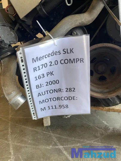 mercedes-slk-r170-20-compressor-motorblok-111958-m111958 — foto 3